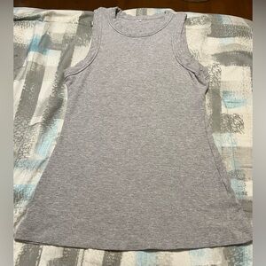 Gray Sleeveless Tank Top